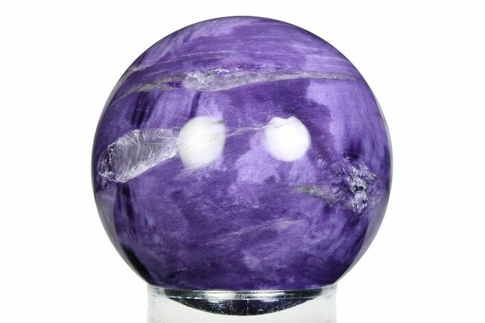 Polished Purple Charoite Sphere - Siberia #355790